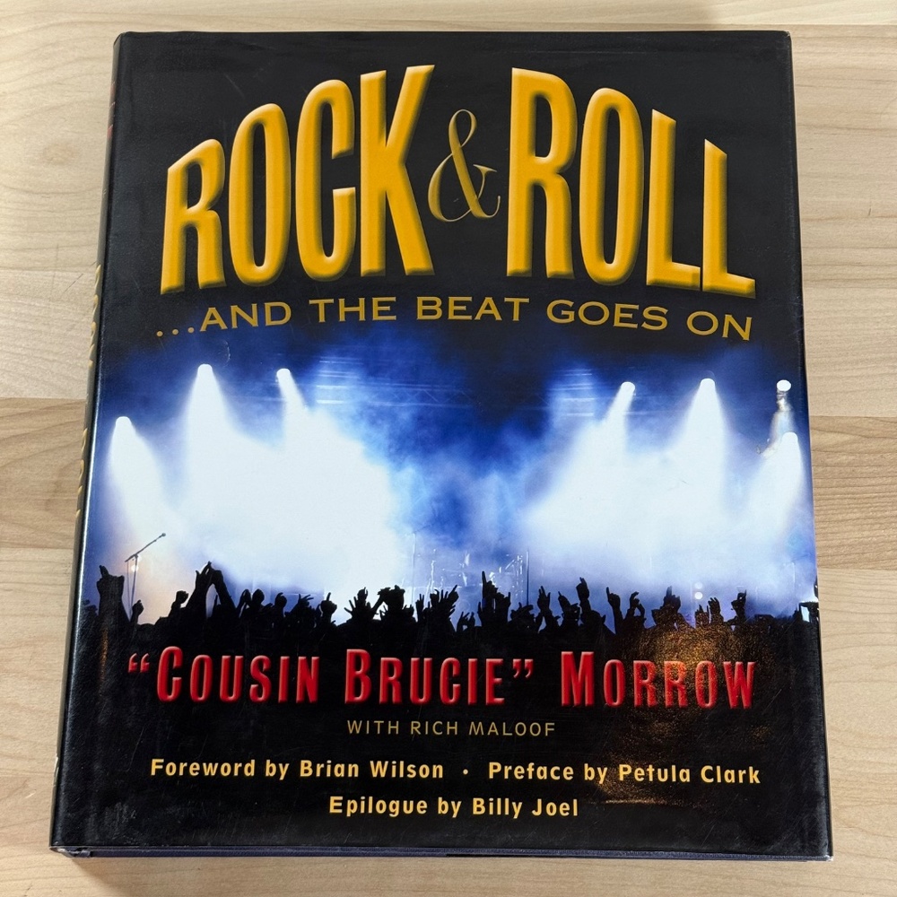 Rock & Roll ...And The Beat Goes On Hardcover Book GUC